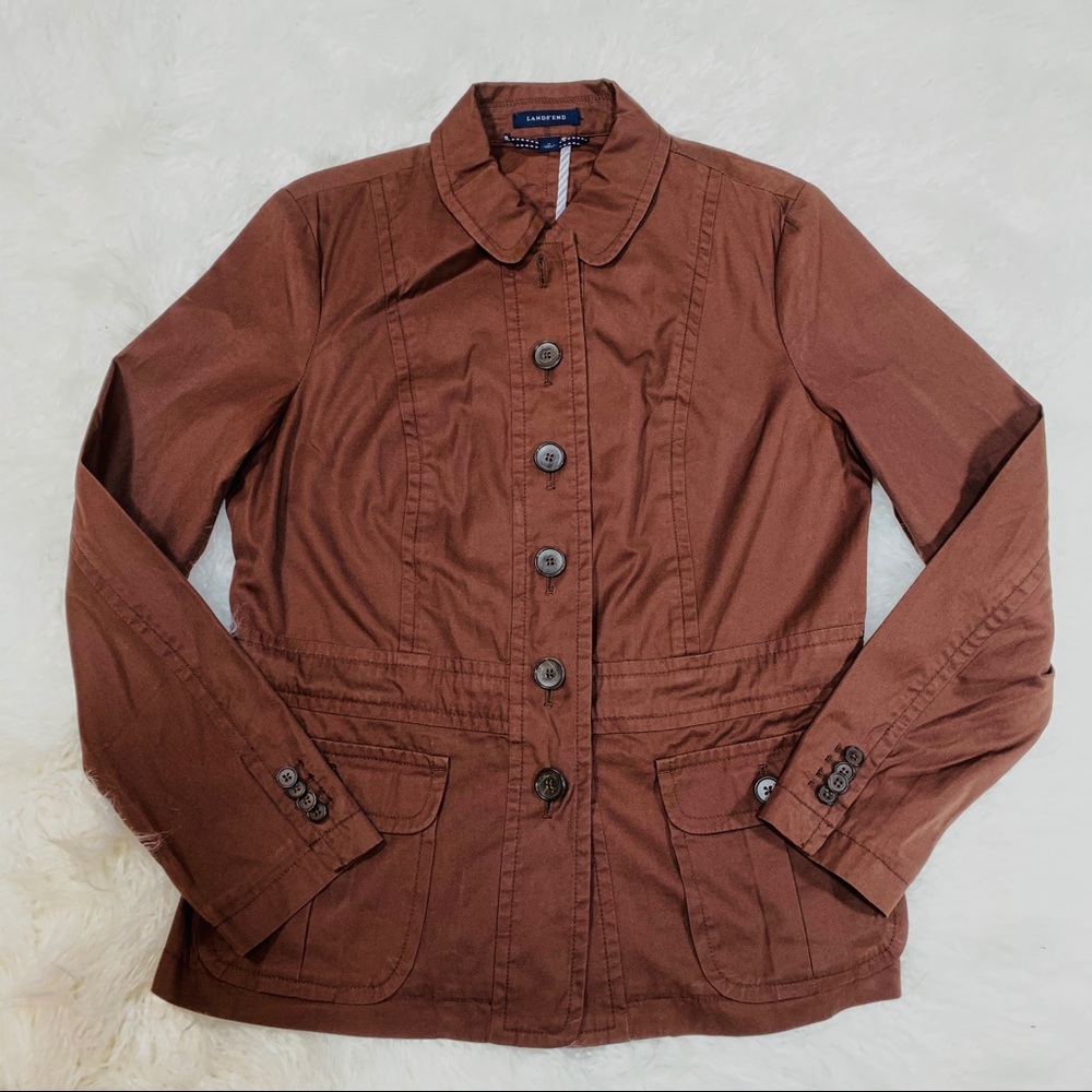 Lands' End Casual Jacket, Brown